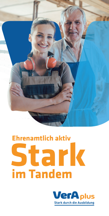 VerAplus-Flyer für Fachleute im Ruhestand